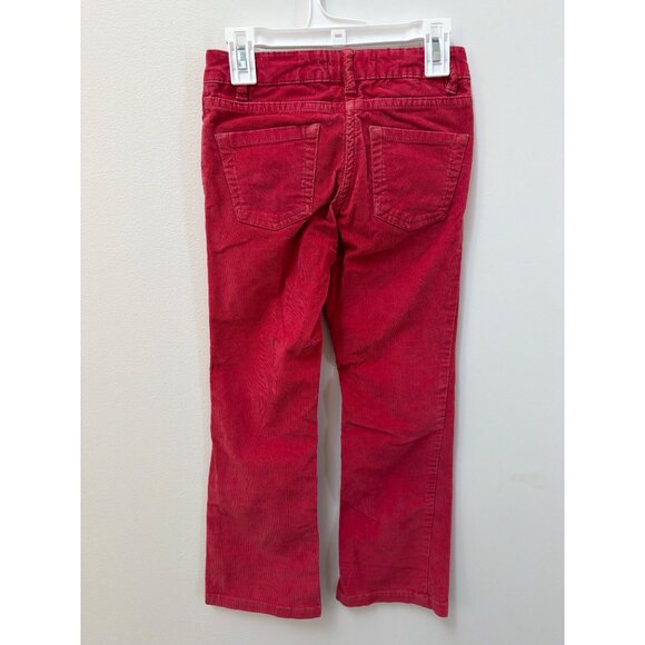 Mini Boden Girls Red Corduroy Pants Size 9Y - Picture 3 of 4
